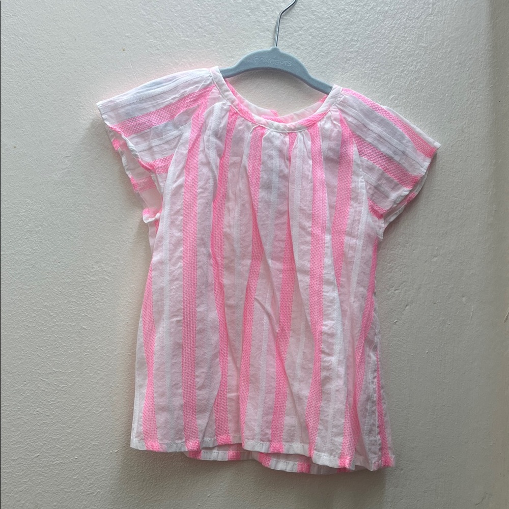 Tartaleta Spanish Pink and White Striped Girl Blouse